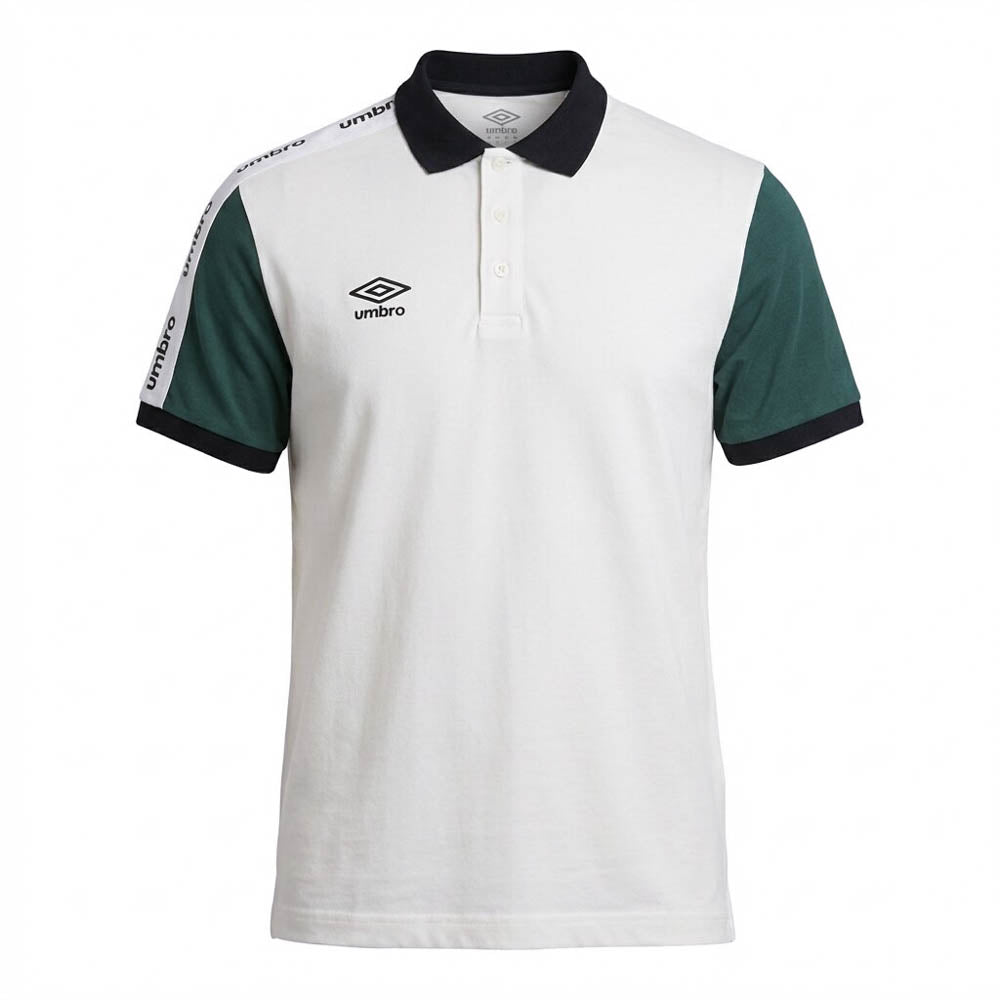 Umbro — Polo homme blanc classique
