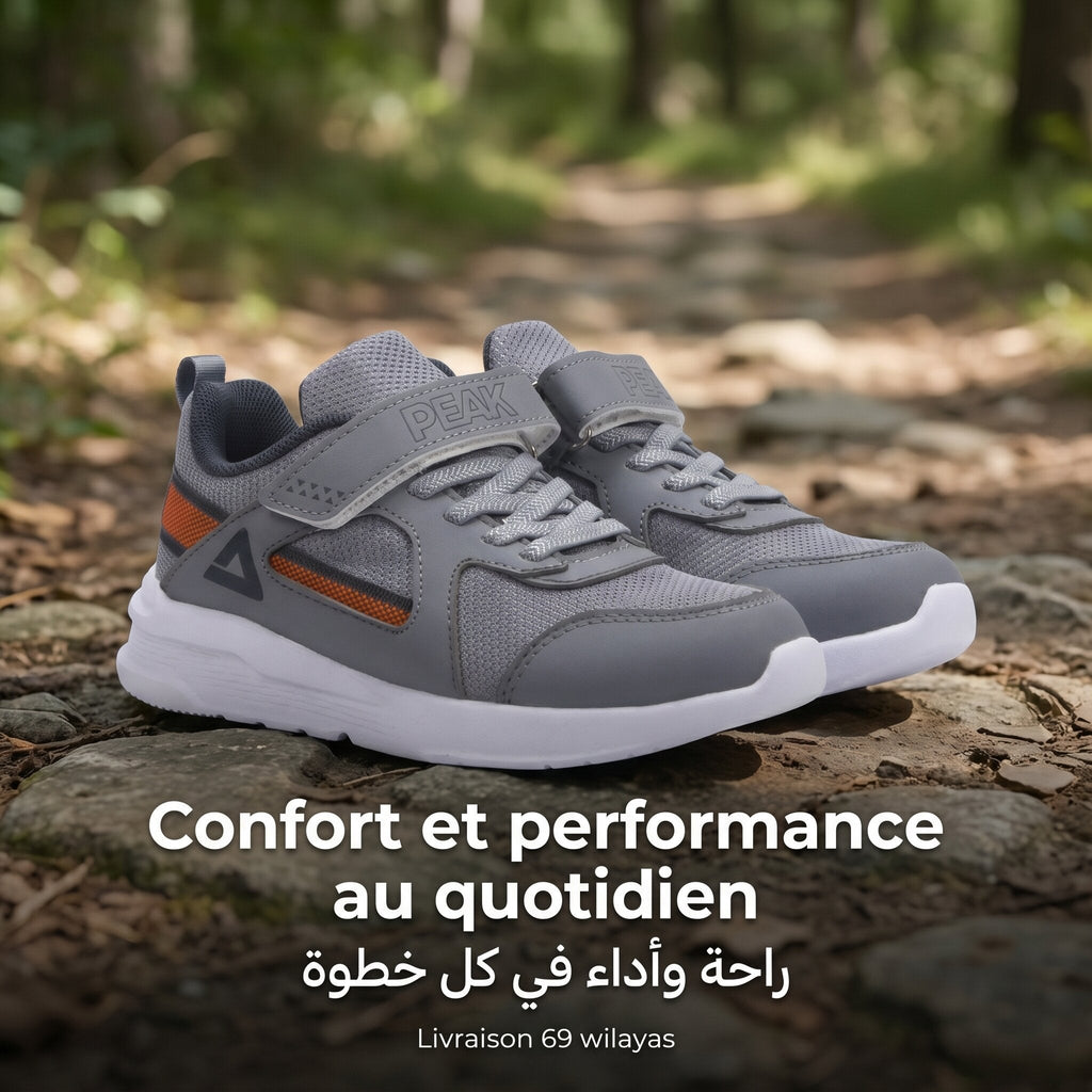 Peak Kids Casual Shoes Grey EK59780H-X928