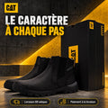 Boots CAT Threshold Chelsea Noir Homme P726055