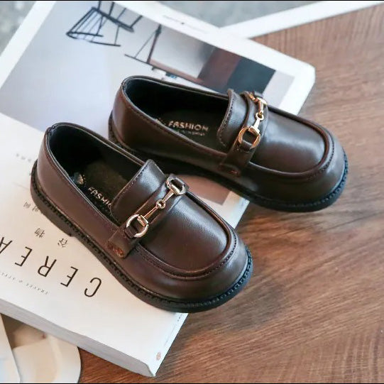 Chaussures princesse enfant marron