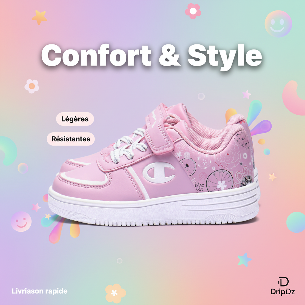 SOPHIA PINK/WHT champion CHF241G127-08