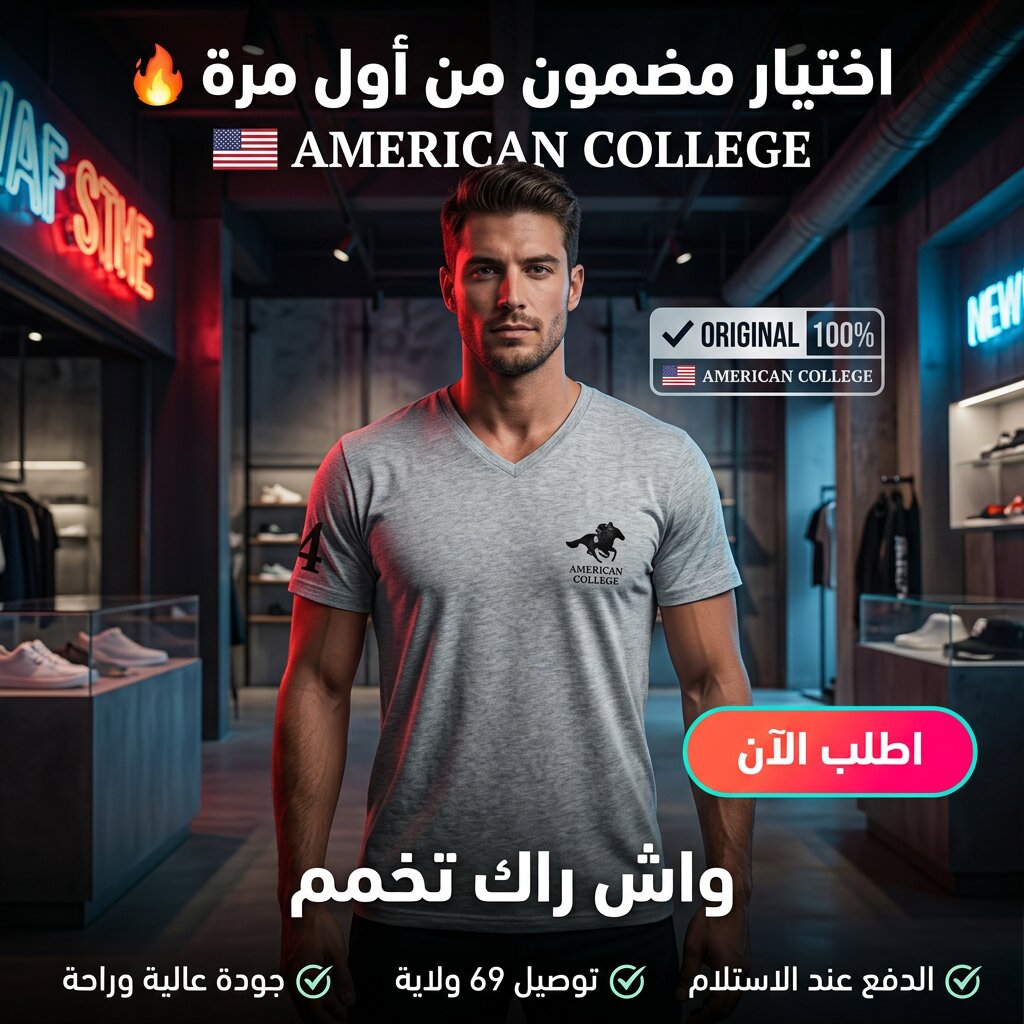 American College t-shirt pour Homme TS2601040-GREY