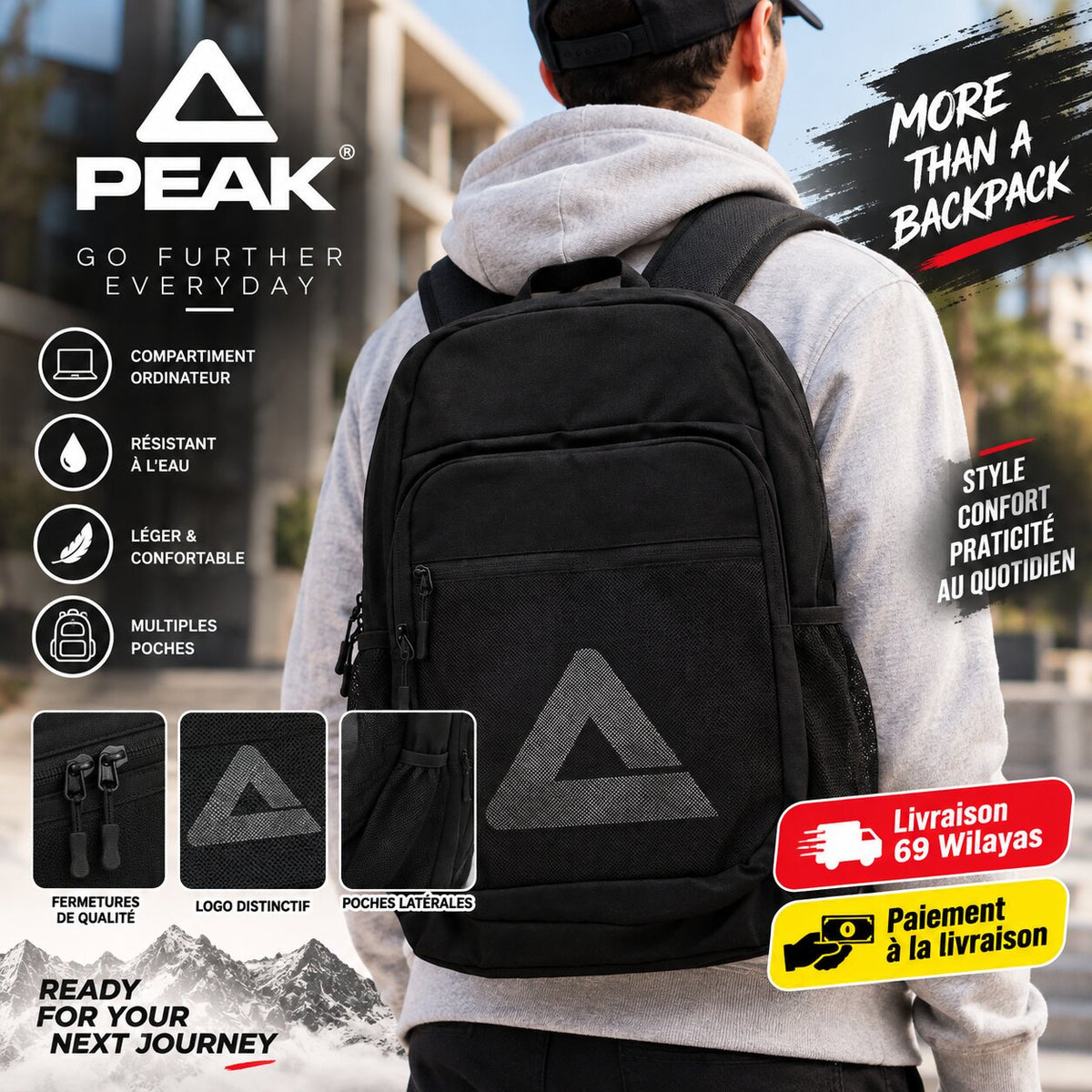 Sac à Dos PEAK Sport B1262210-0020
