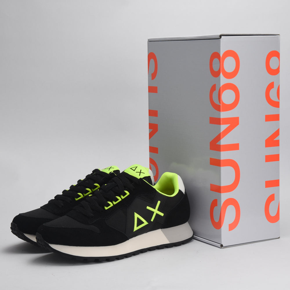 BASKET SUN68 JAKI FLUO 11 NERO