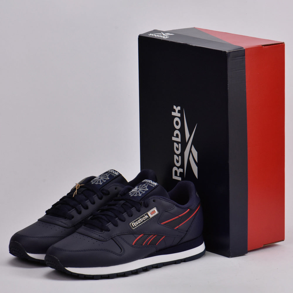 Reebok Classic Leather — Baskets marine
