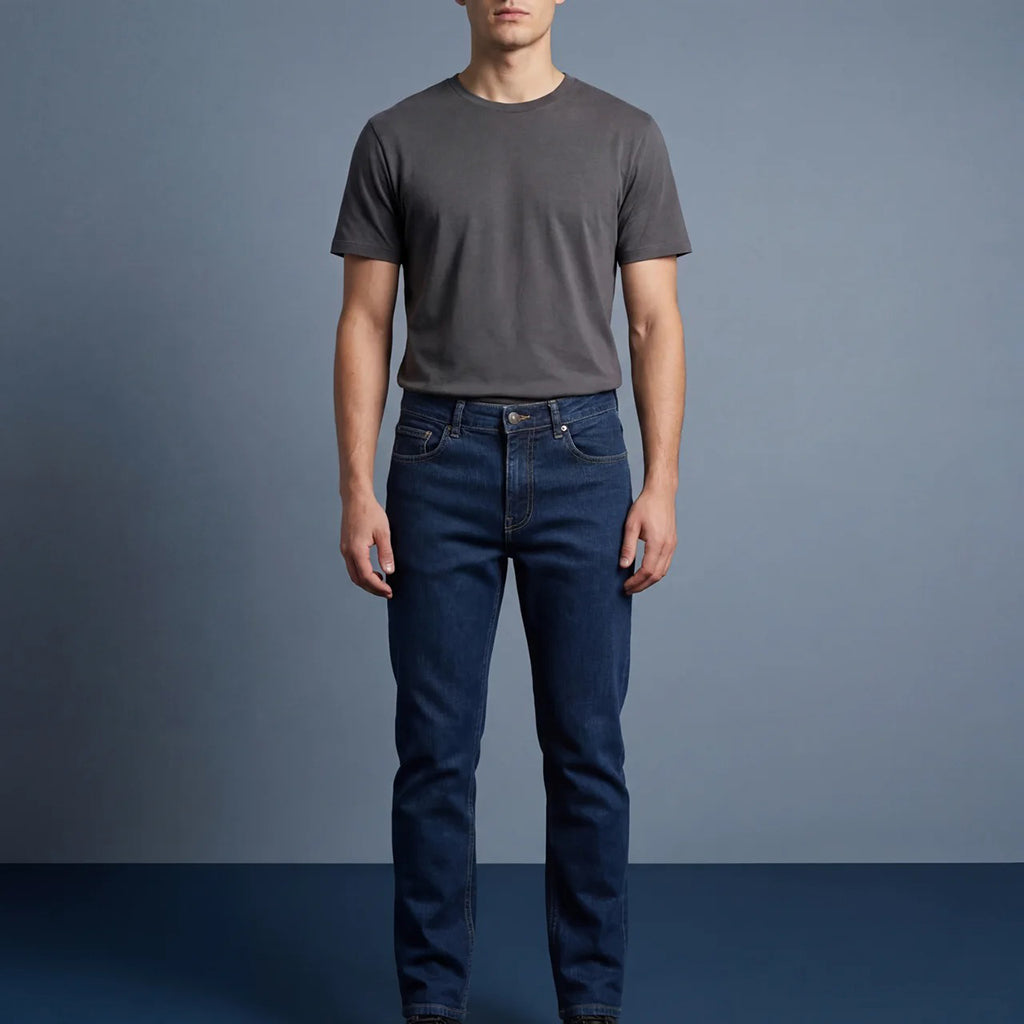 Depart — Jean slim homme bleu clair