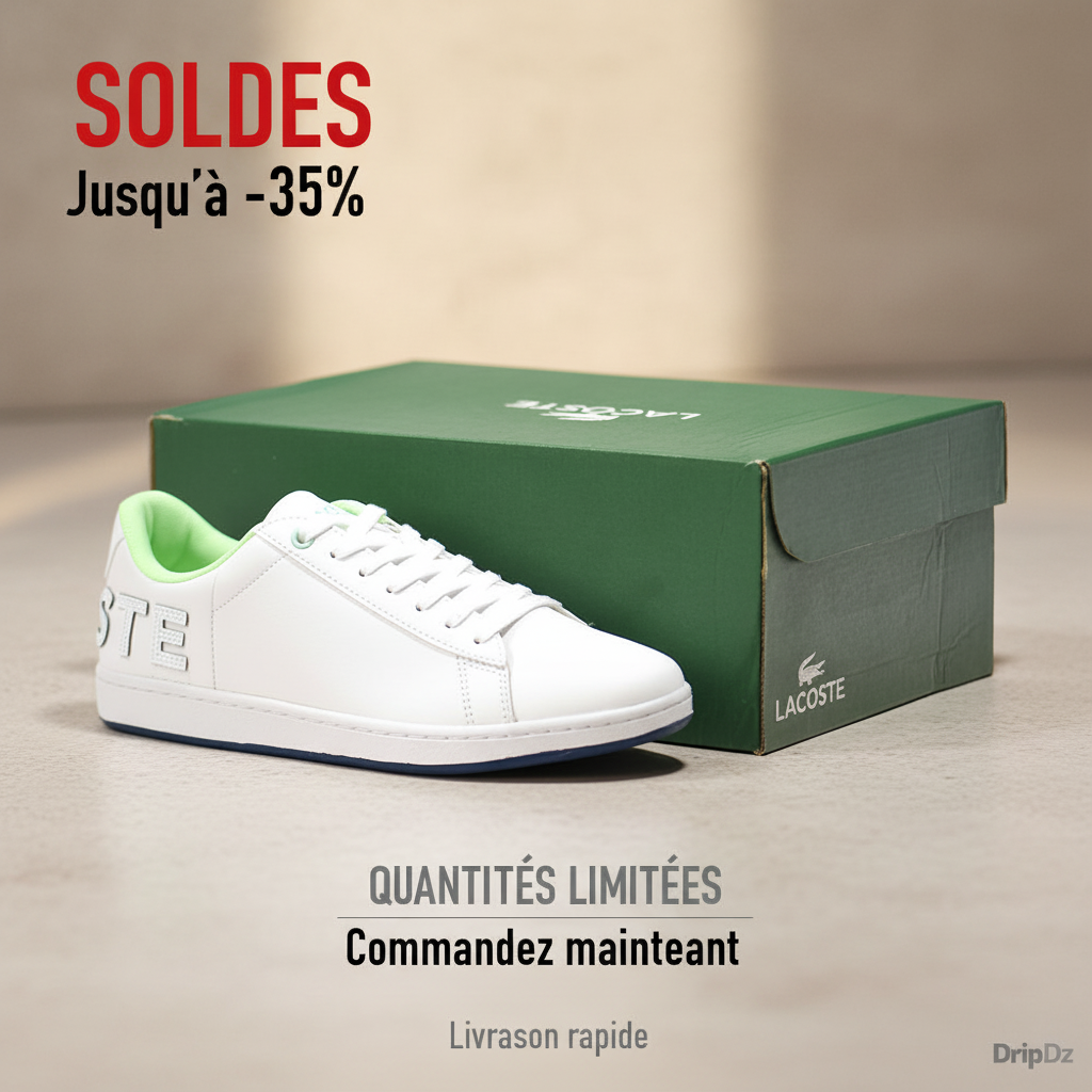 Lacoste Carnaby Evo — Baskets homme noires