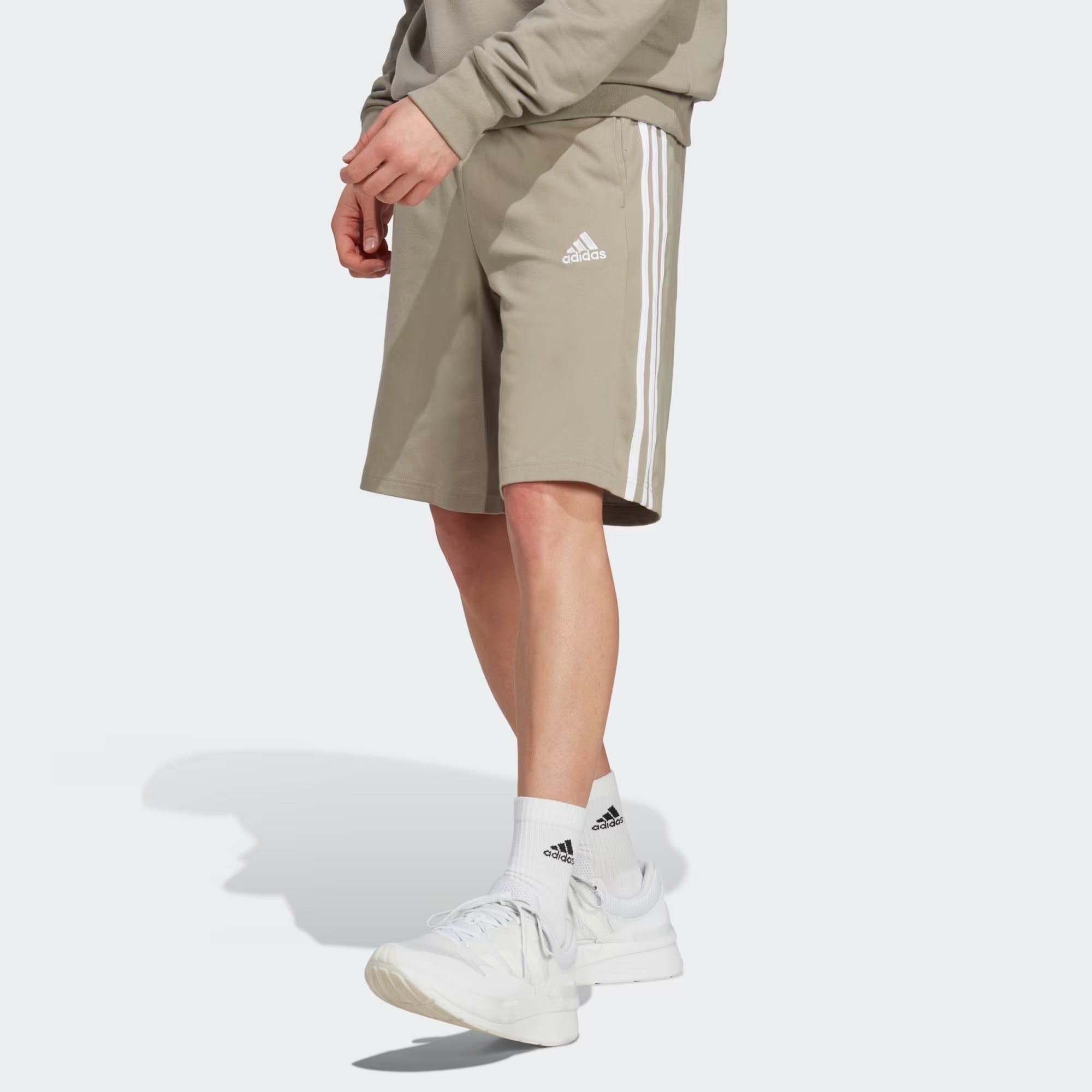 Essentials Single Jersey 3-Stripes Shorts