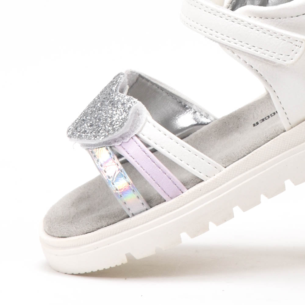 Safety Jogger Sandale Fillette 591782-WHT-SIL