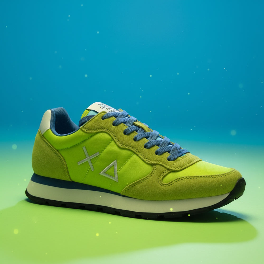 Sun68 — Baskets vert lime