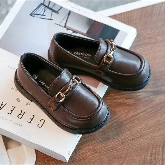 Chaussures princesse enfant marron