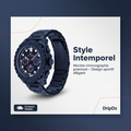 Montre Tommy Hilfiger Blue Steel Navy Dial Multi-function 1710691