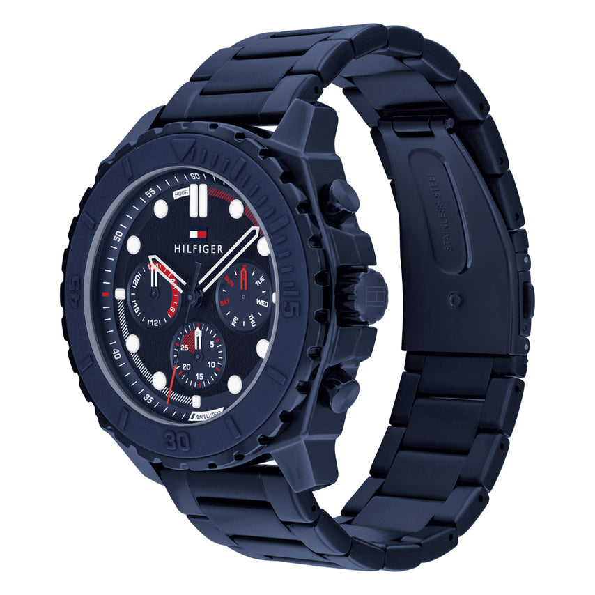 Montre Tommy Hilfiger Blue Steel Navy Dial Multi-function 1710691
