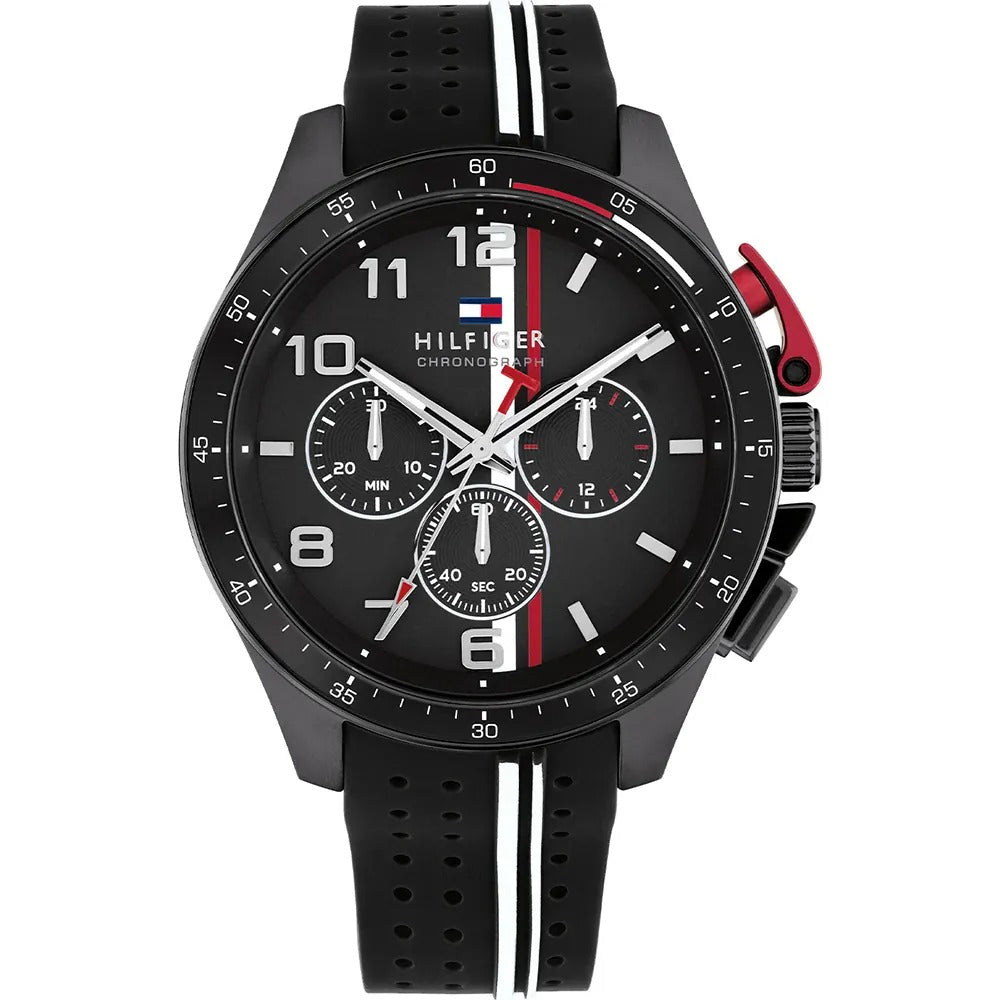 Tommy Hilfiger Bank — Montre homme acier