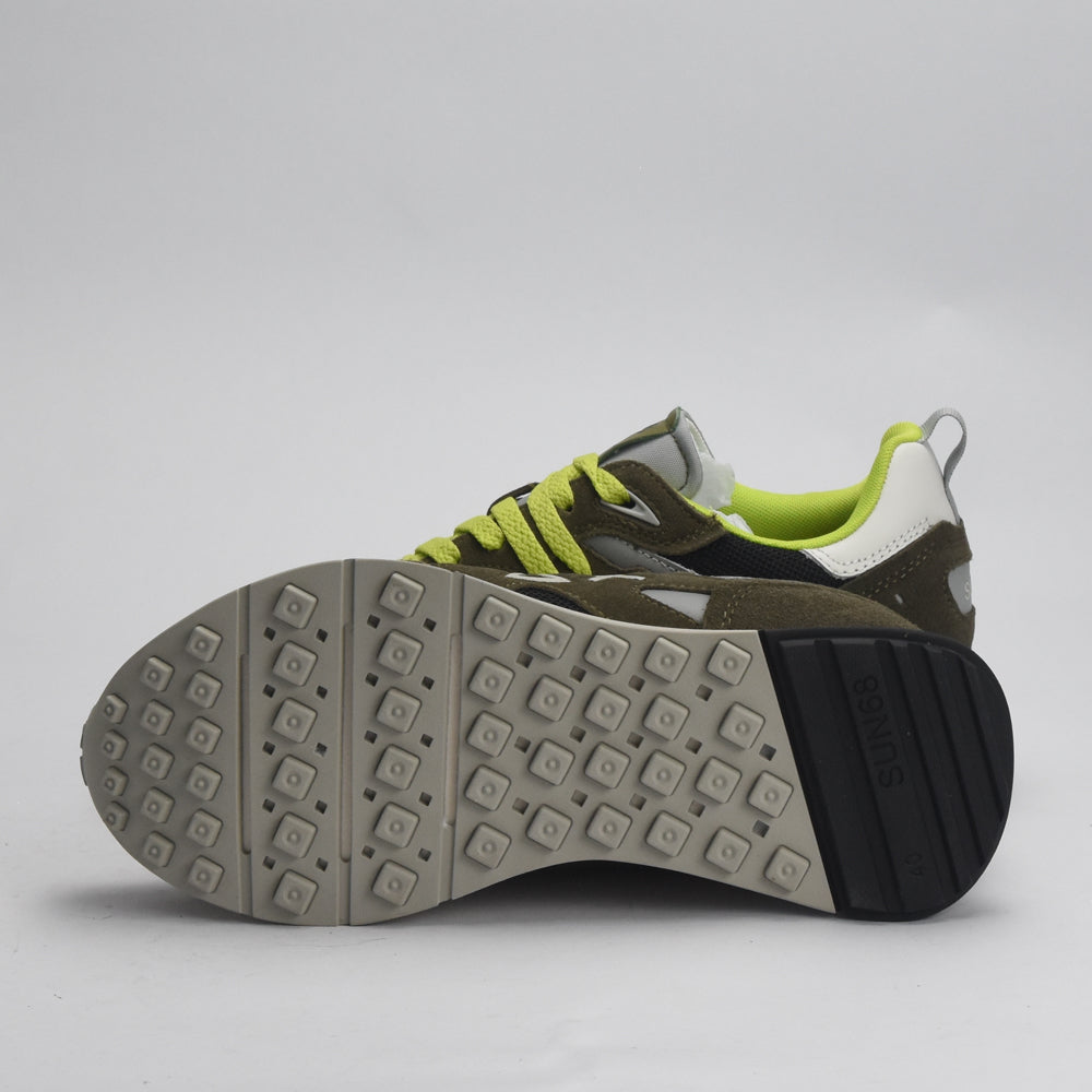 BASKET SUN68-JAKI-OUTDOOR-19-MILITAIRE