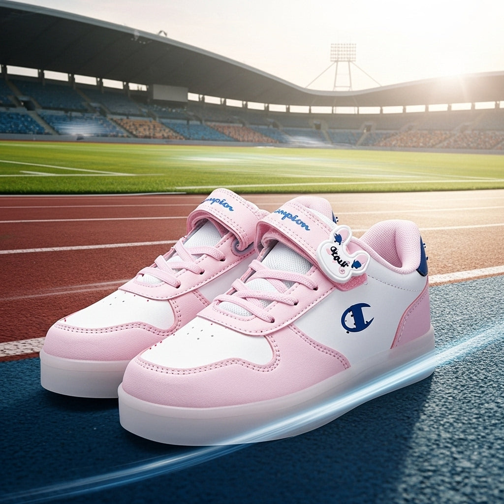 Champion — Sneakers enfant blanches mode