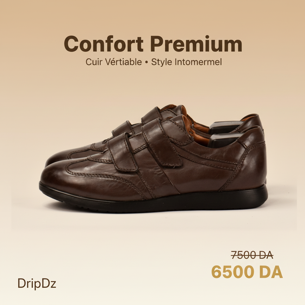 S&G LEATHER SHOES DOCK WS30-03101-T