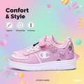 Champion Sophia — Baskets enfant rose blanc