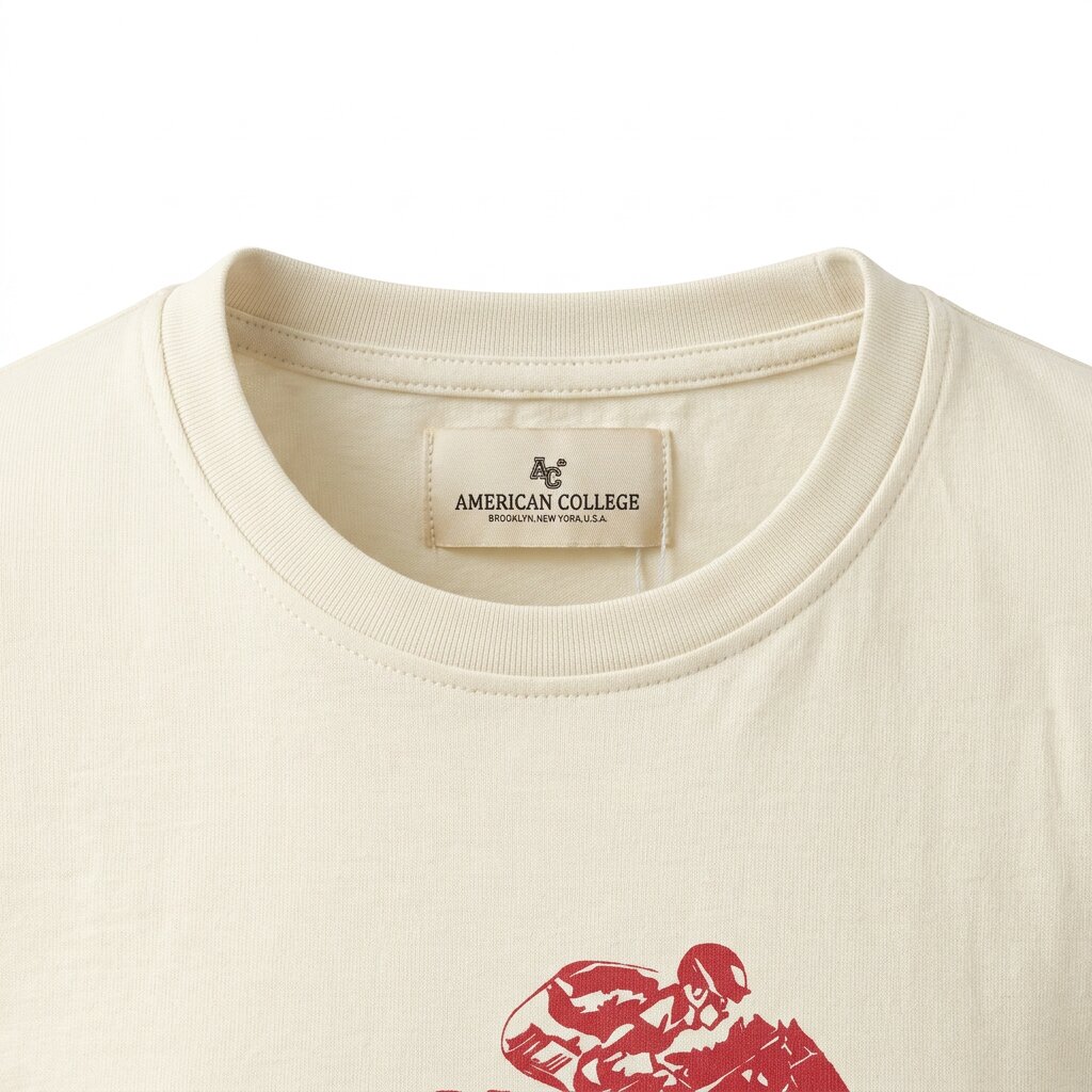 American College t-shirt pour Homme TS260103-BEIGE