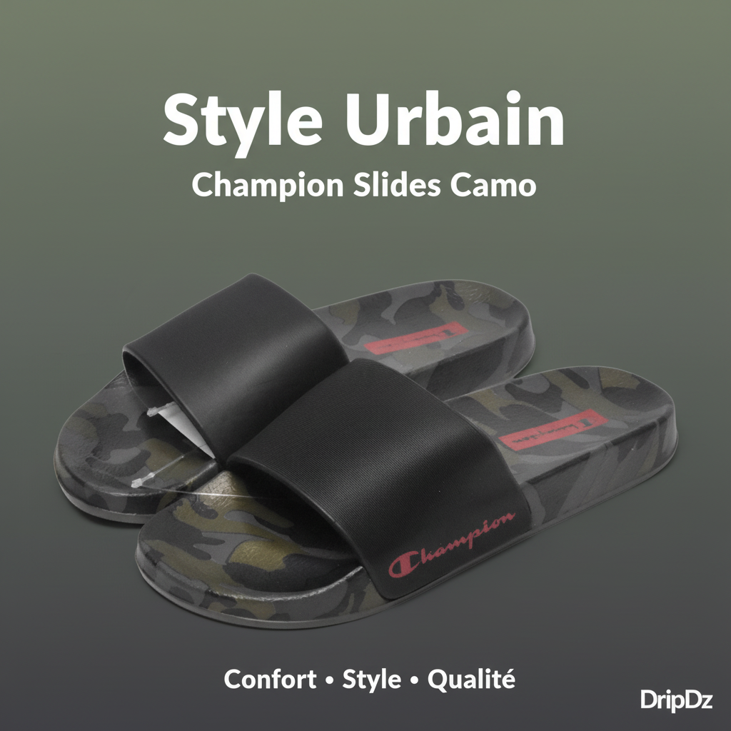Champion Slide Leo — Claquettes mode