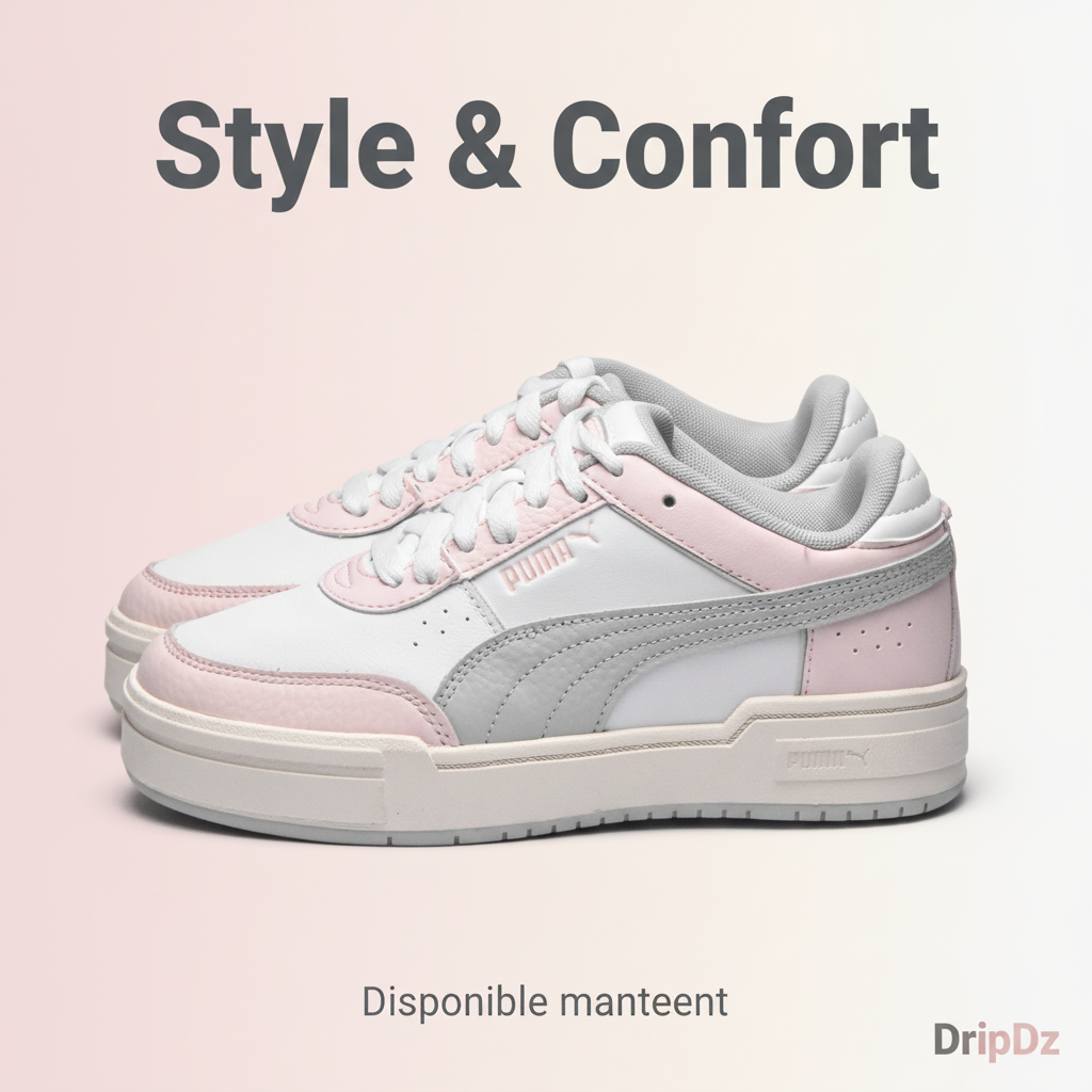 PUMA CA PRO SPORT LTH WHITE FROSTY PINK 39328008