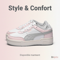 PUMA CA PRO SPORT LTH WHITE FROSTY PINK 39328008