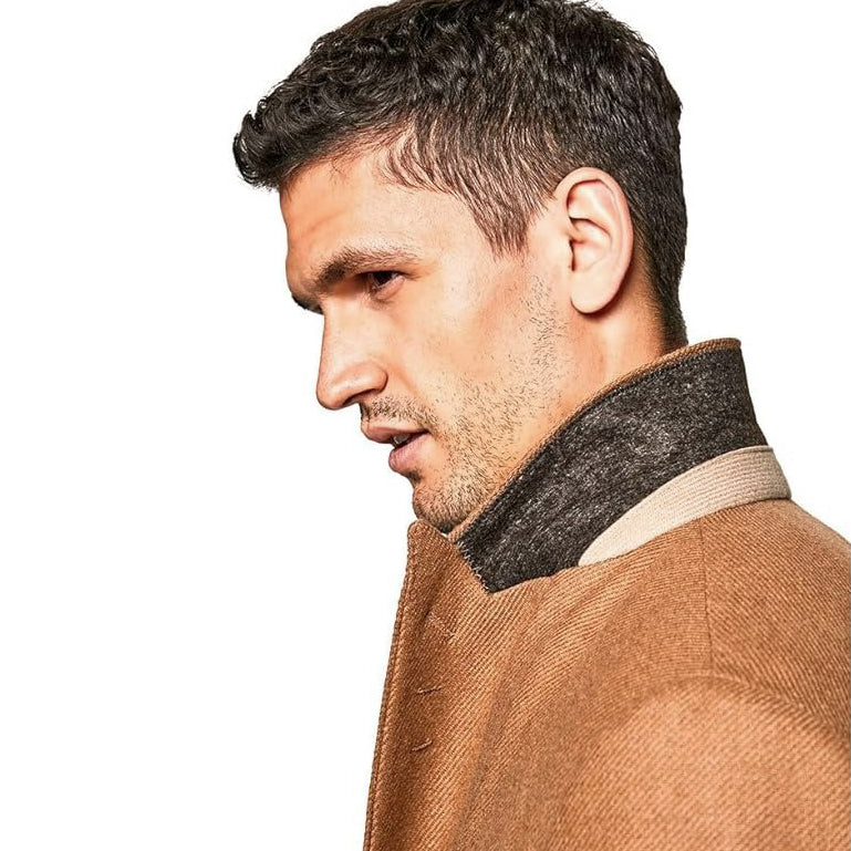 MANTEAU Hackett London Camel Broken Twill DB   HM402677R-855