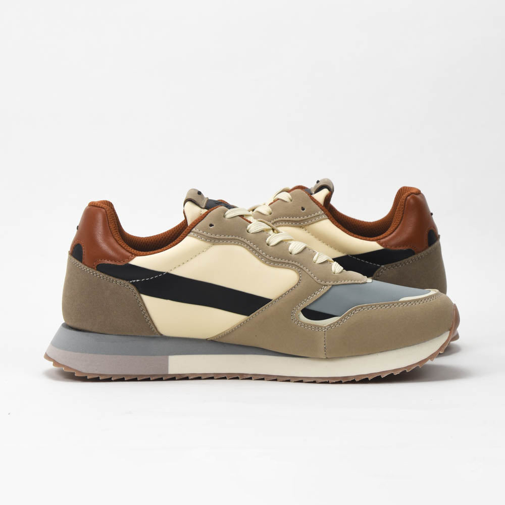 La Martina Low Sneakers Blue Leather LFM252-040-A70-AE