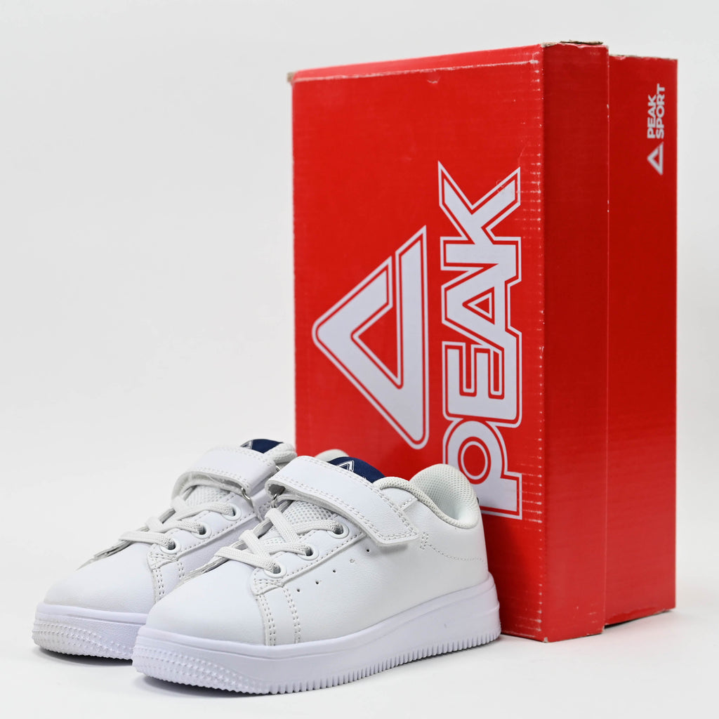 Peak Kids Casual Shoes White Navy EK3902B-1030
