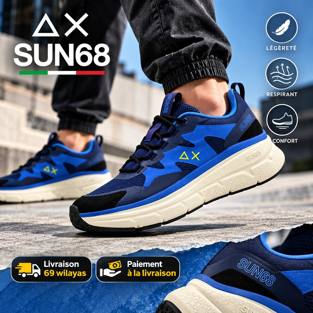 SUN68 Z44141-07 — baskets homme — vue 7