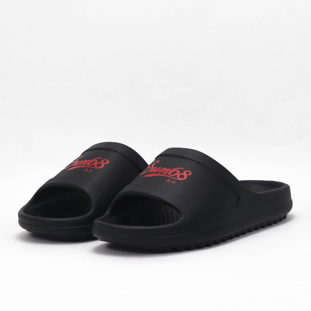 SUN68 Slippers Monoblock X36115-1110-NERO-ROSSO
