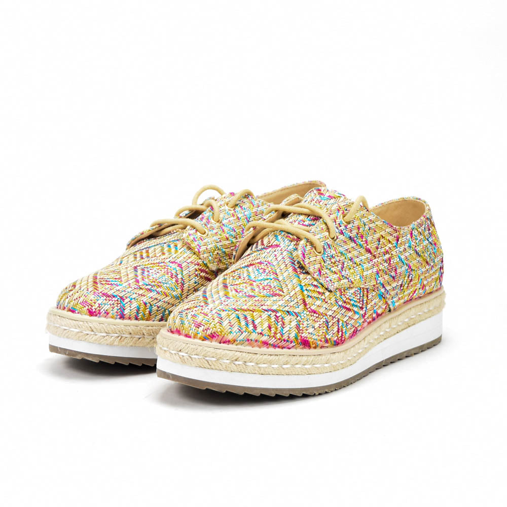 ANDRÉ ESPADRILLES FEMME HARMONICA TEXTILE BEIGE 52125674243