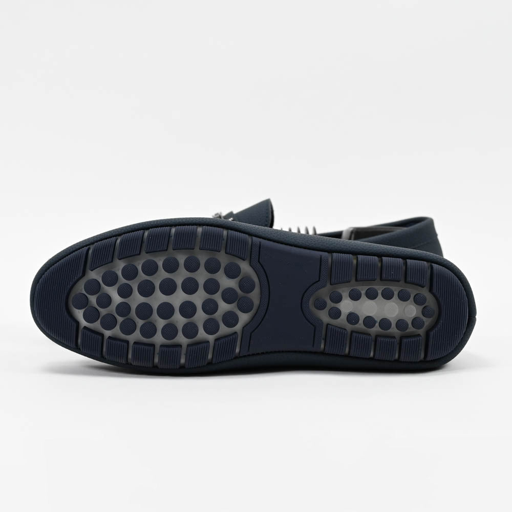 Massimo Mocassins Driving Loafers 222-10A-BLUE