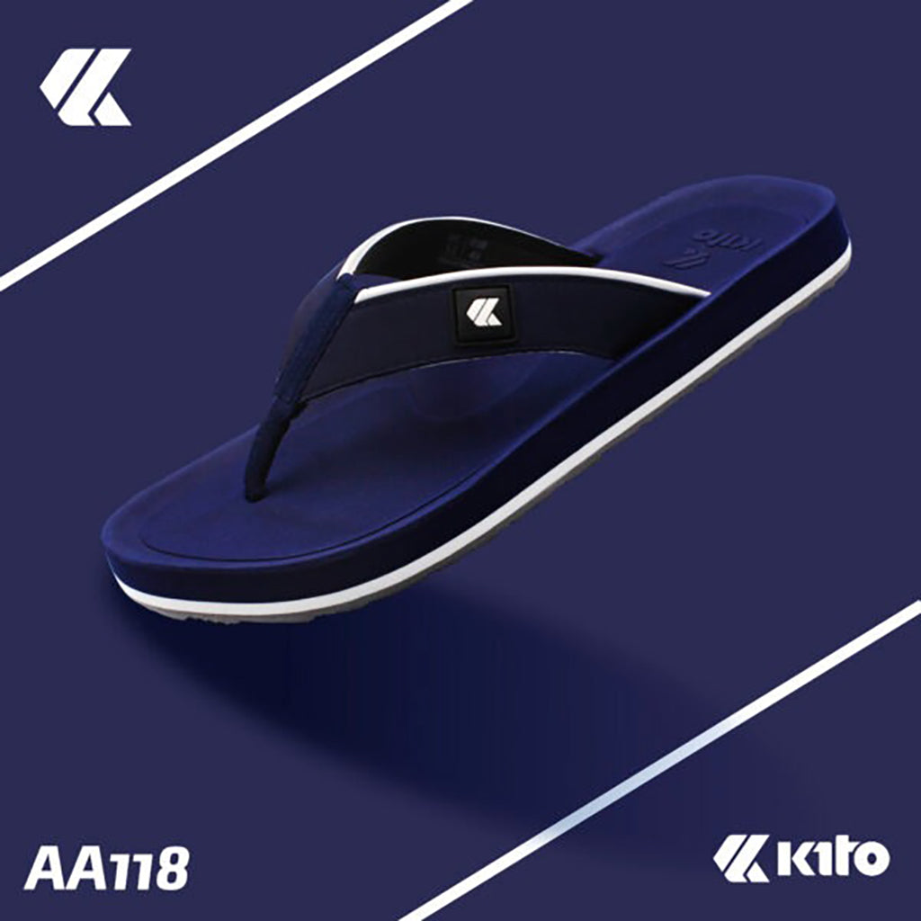Kito — Claquettes bleu marine mode