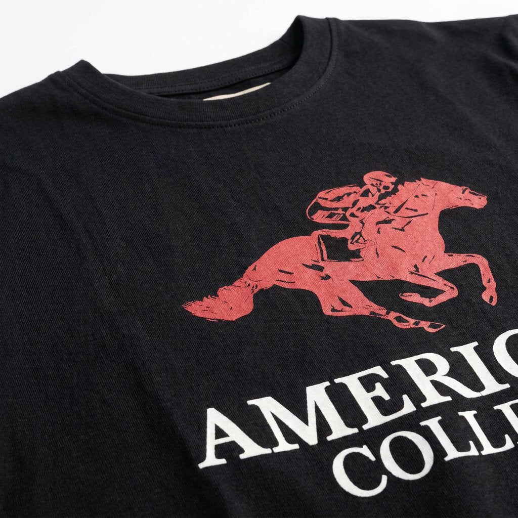 American College t-shirt pour Homme TS206103-BLACK-BORD