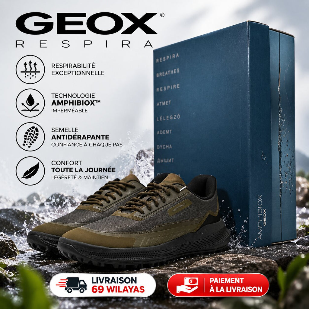 GEOX U36FLA00011-C3009 — baskets homme