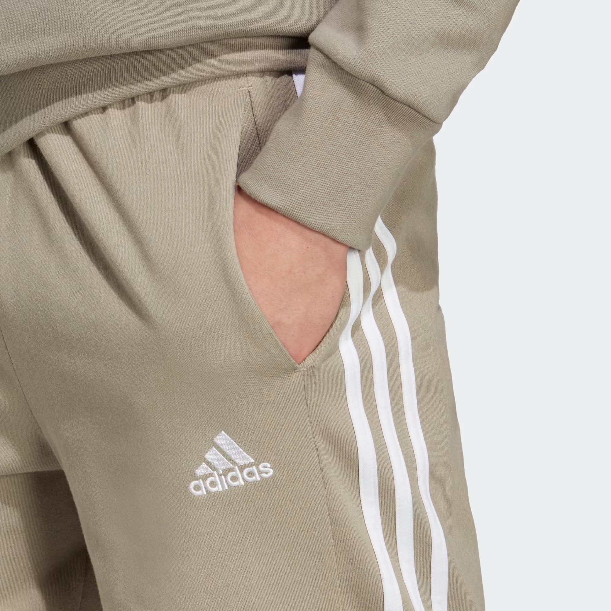 Essentials Single Jersey 3-Stripes Shorts