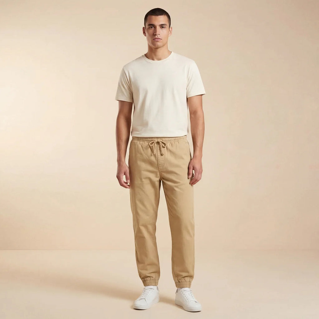 Depart — Jogger slim homme marron