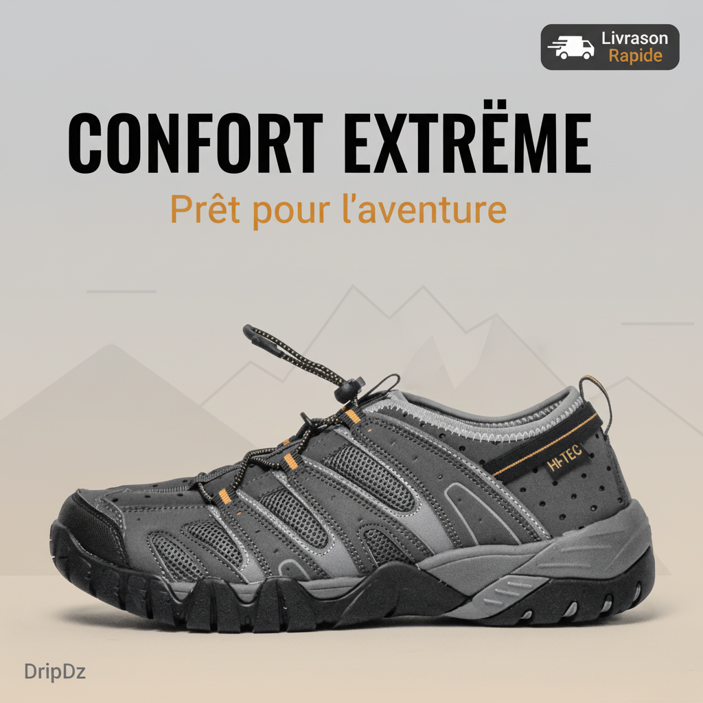 Hi-Tec Tortola Sport — Sandales homme anthracite