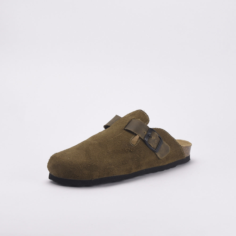 BIRK SABOT DAIM VERT SABOT-0-DAIM-VERT