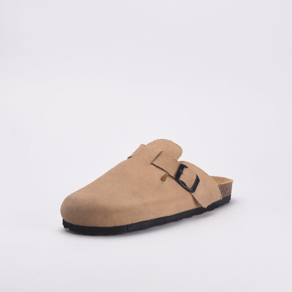 BIRK DAIM BEIGE SABOT-0-DAIM-BEIGE