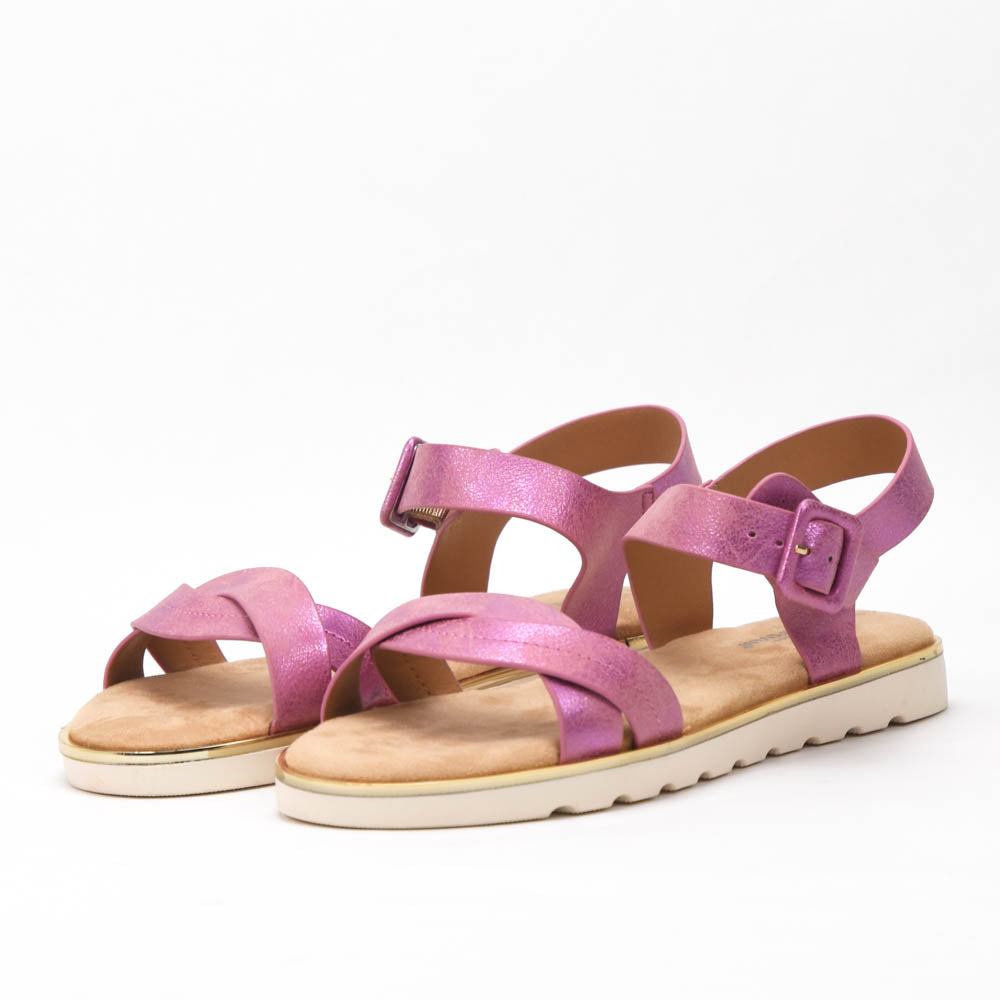 Safety Jogger Cross-Strap Buckle Sandals 610141-FUC