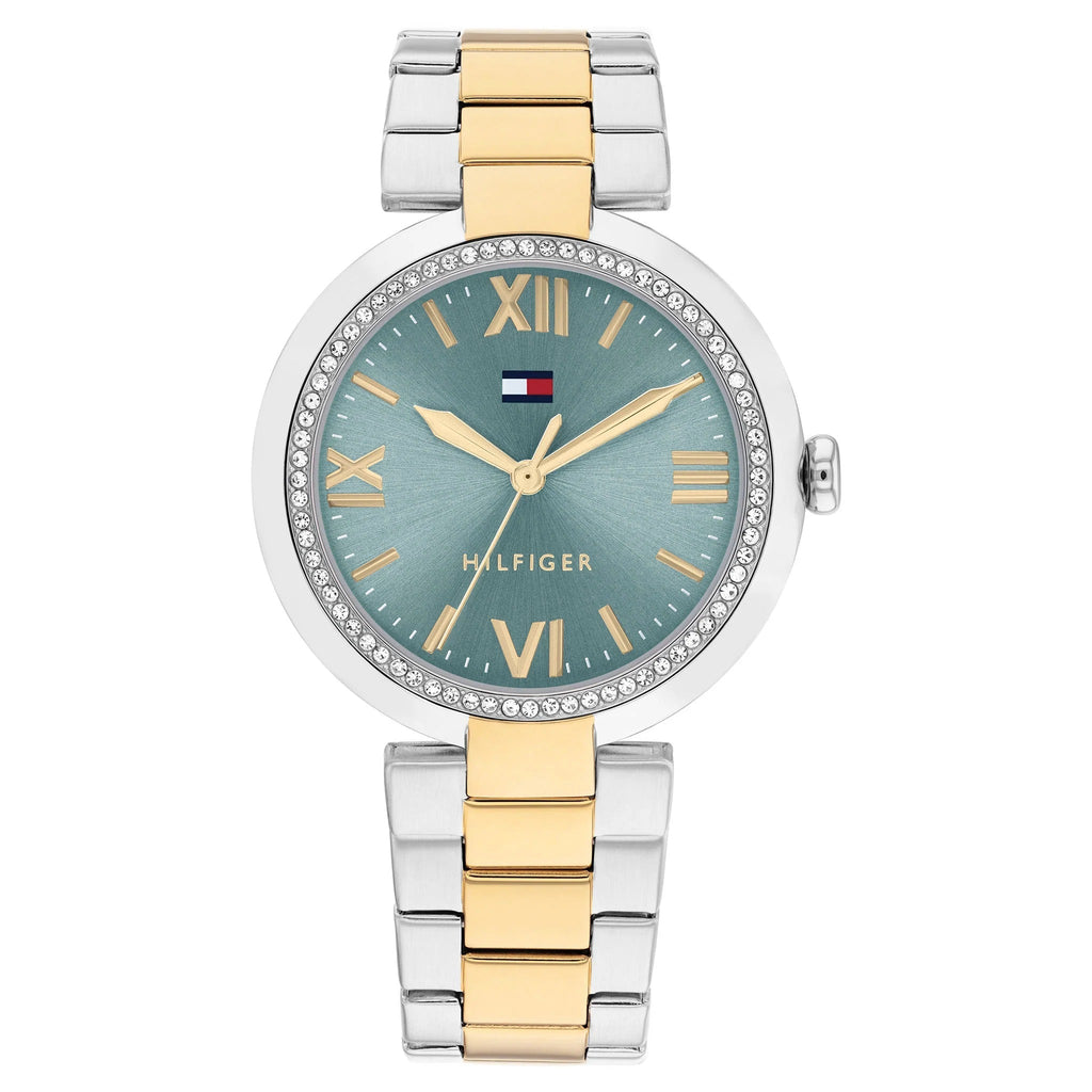 Tommy Hilfiger — Montre femme acier bleu