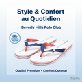 BEVERLY HILLS POLO CLUB CLAQUETTE 2778-WHITE