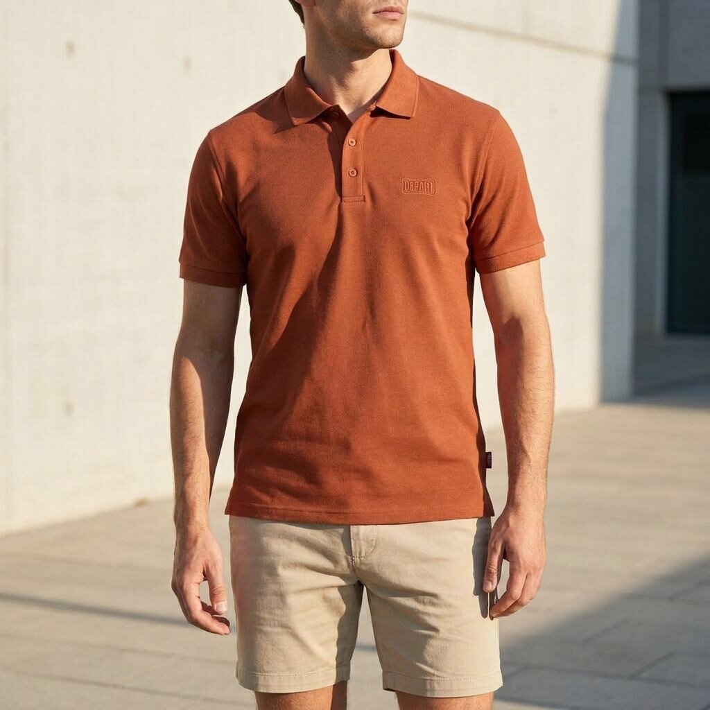 DEPART POLO G23-003391-BROWN05