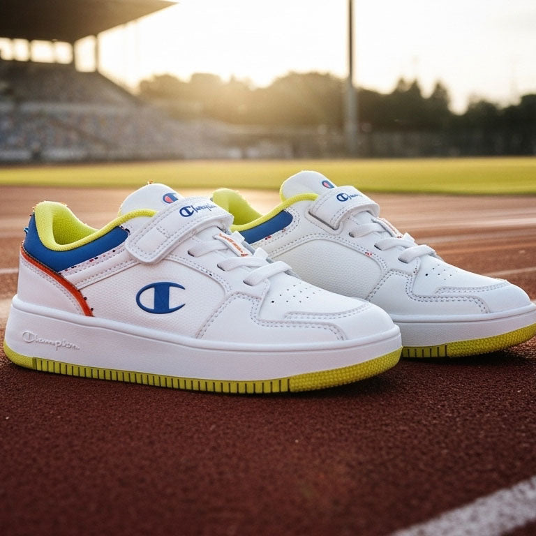 Champion — Chaussures enfant blanches tendance