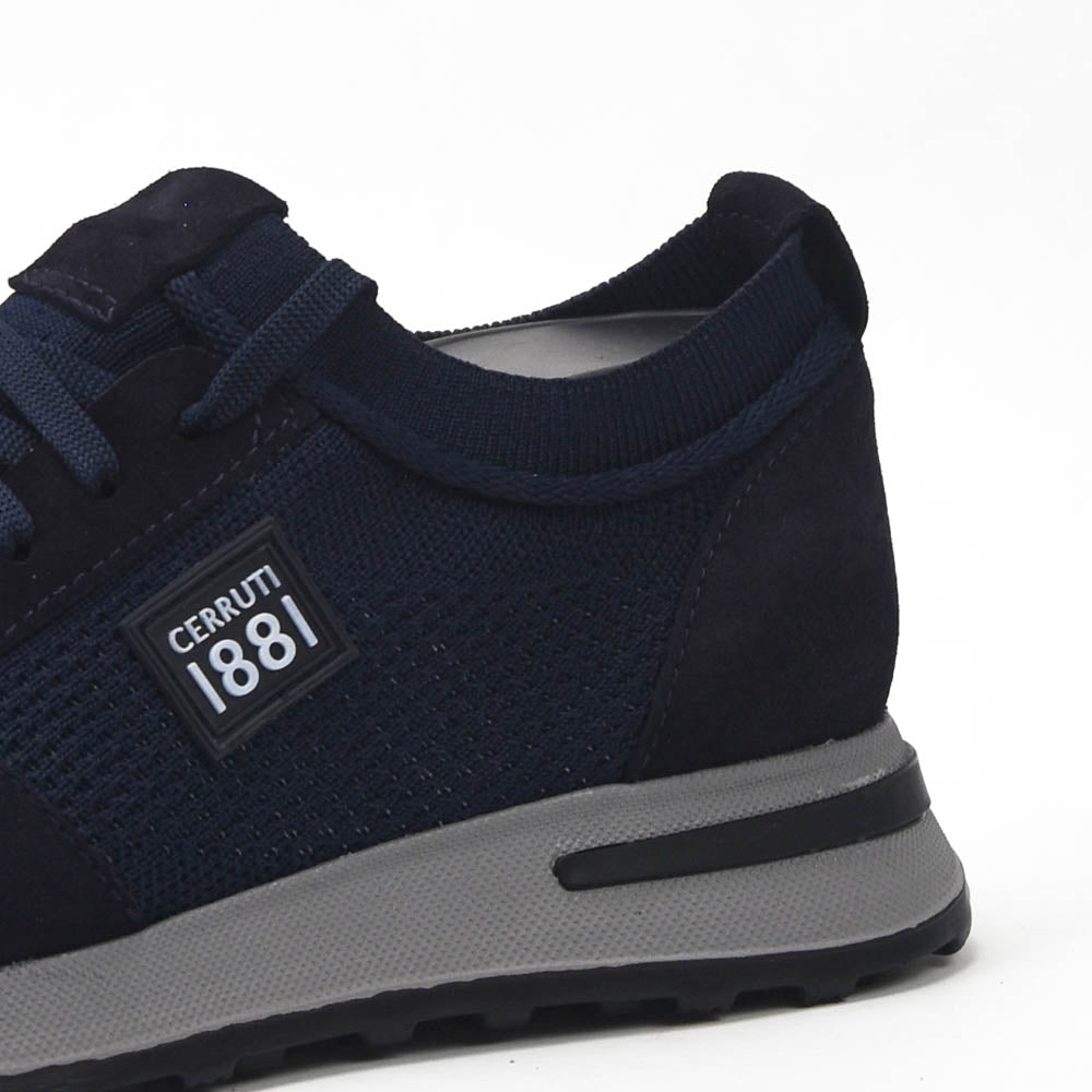Cerruti 1881 — Baskets homme bleu marine