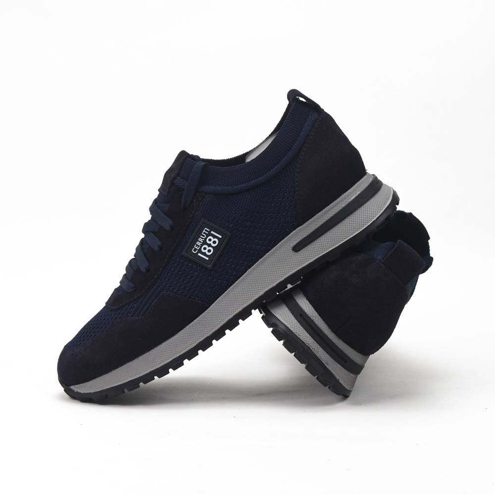 Cerruti 1881 — Baskets homme bleu marine