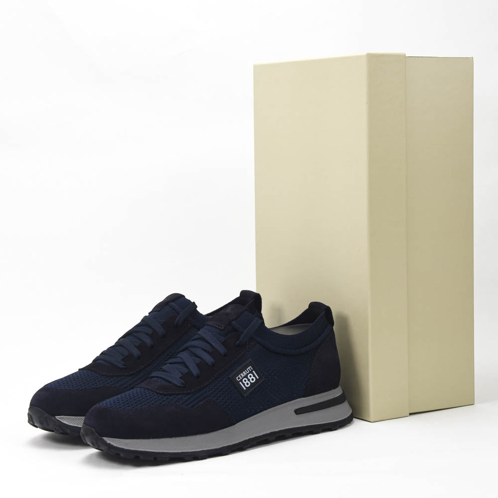 Cerruti 1881 Man Shoes Sneakers CSSU01268-BLUE