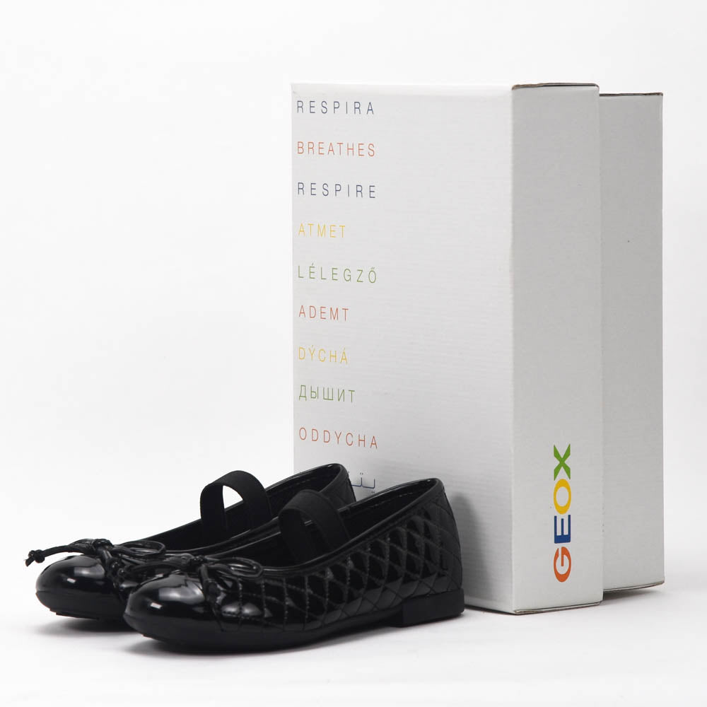 Geox Jr Plie B Ballerina Flats J5455B000HH-C9999
